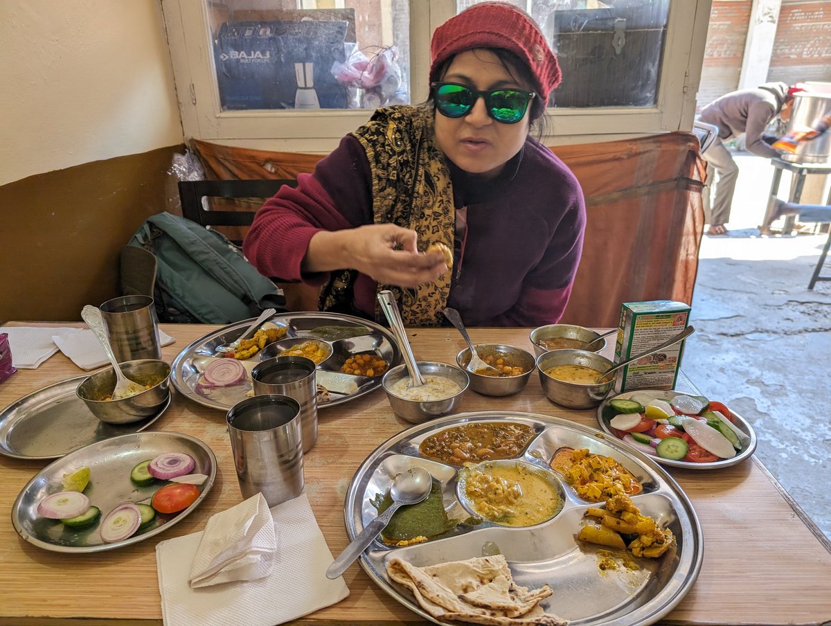 CAPTAIN_MITTAL's tweet photo. @Tripadvisor @clubmahindra amazing experience at Club Mahindra, Kandaghat. Very warm staff.
Highlight was lunch at Soni Dhba near Chail today, run by a family, traditional Himachali veg food for 2 @ Rs 500/ - menu here for all https://t.co/TBRmaw0PCe