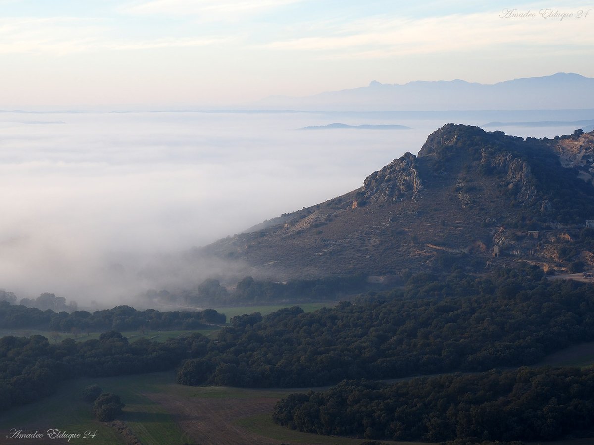 aelduque's tweet photo. Mares interiores desde el #Monasterio de #El_Pueyo, #Somontano de #Barbastro, #Huesca, #Aragón, #Spain.

En el horizonte las sierras de #Gratal y del #Águila https://t.co/WBkDIK67oQ