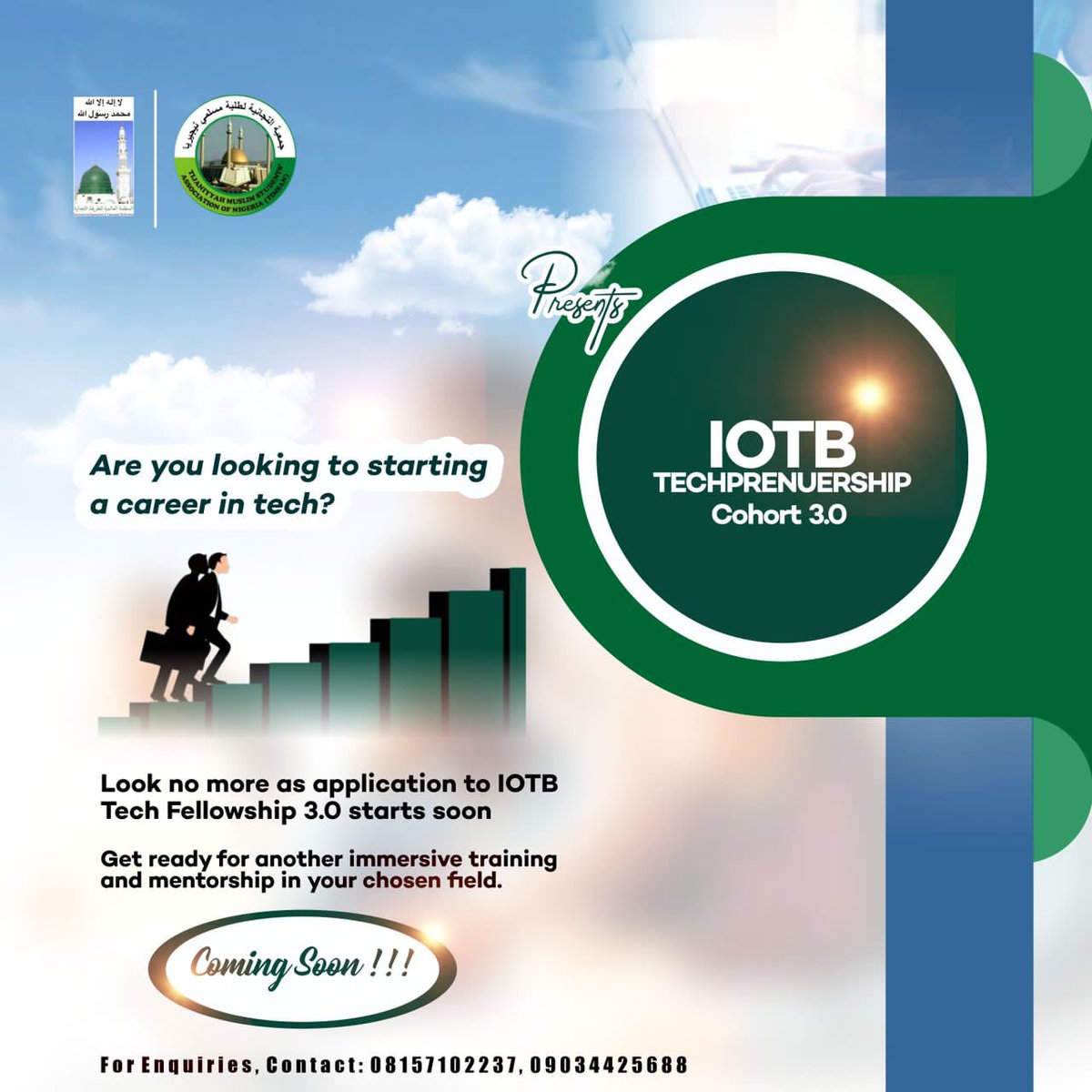 timsannational's tweet photo. Another set of Tech gurus will soon launch♨️🕺💃💃
♻️Get ready to immerse yourself in the dynamic and ever-evolving world of technology!♂️

Whether you're a newbie, tech enthusiast or taking your first steps into this exciting domain, the IOTB Tech Fellowship is your golden https://t.co/lOu2Unky6c