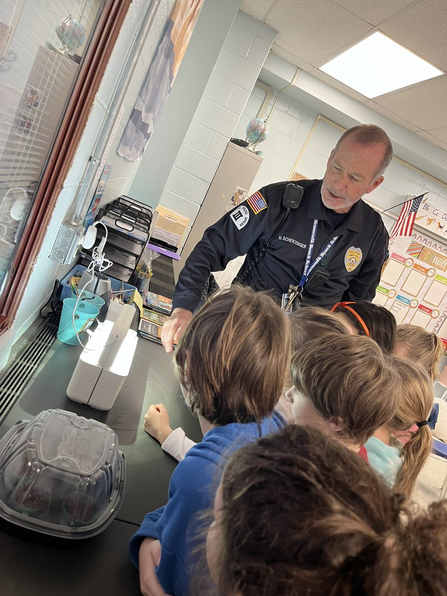 From classroom to table…First grade planted a variety of vegetable and flower seeds with Officer Marty and got a lesson from the expert gardener! We even repurposed a rotisserie chicken container into a greenhouse! <a href="/MBS_Pride/">Monmouth Beach School</a>