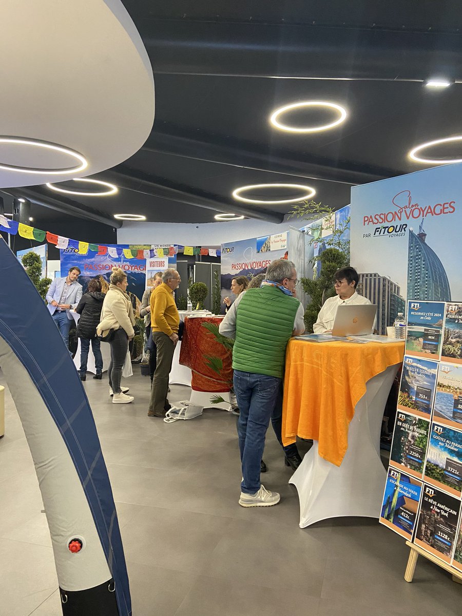 On continue la tournée des salons du tourisme aujourd’hui #brive sur la 11 éme édition du #salonpassionvoyages de <a href="/FitourVoyages/">Fitour Voyages</a> pour présenter notre programme 2024 aux corréziens ! 
#Voyage #limogesaeroport 

fitourvoyages.wixsite.com/salonpassionvo…