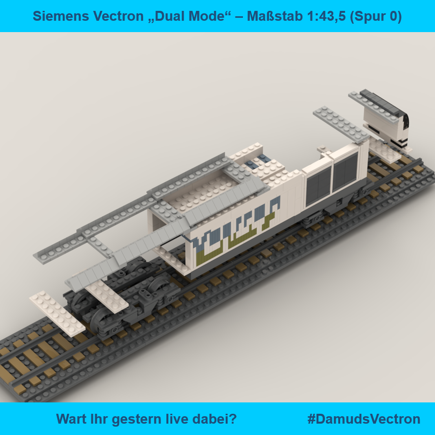 MartyRenger's tweet photo. Gestern habe ich live auf YouTube mit der Spur 0 - Variante des Siemens Vectron "Dual Mode" begonnen. Die Interaktion mit den Leuten im Chat war sehr spannend. Heute ist der Vectron schon wieder Euer Tagessieger geworden.
Alles zu meinem Lego-Vectron-Projekt unter #DamudsVectron https://t.co/rwQiUBgxZ9