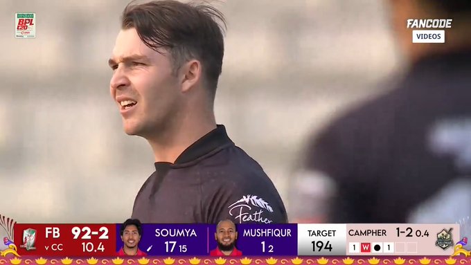 Curtis Campher shines on both fronts! 🏏 📹 Credits: Twitter/FanCode
