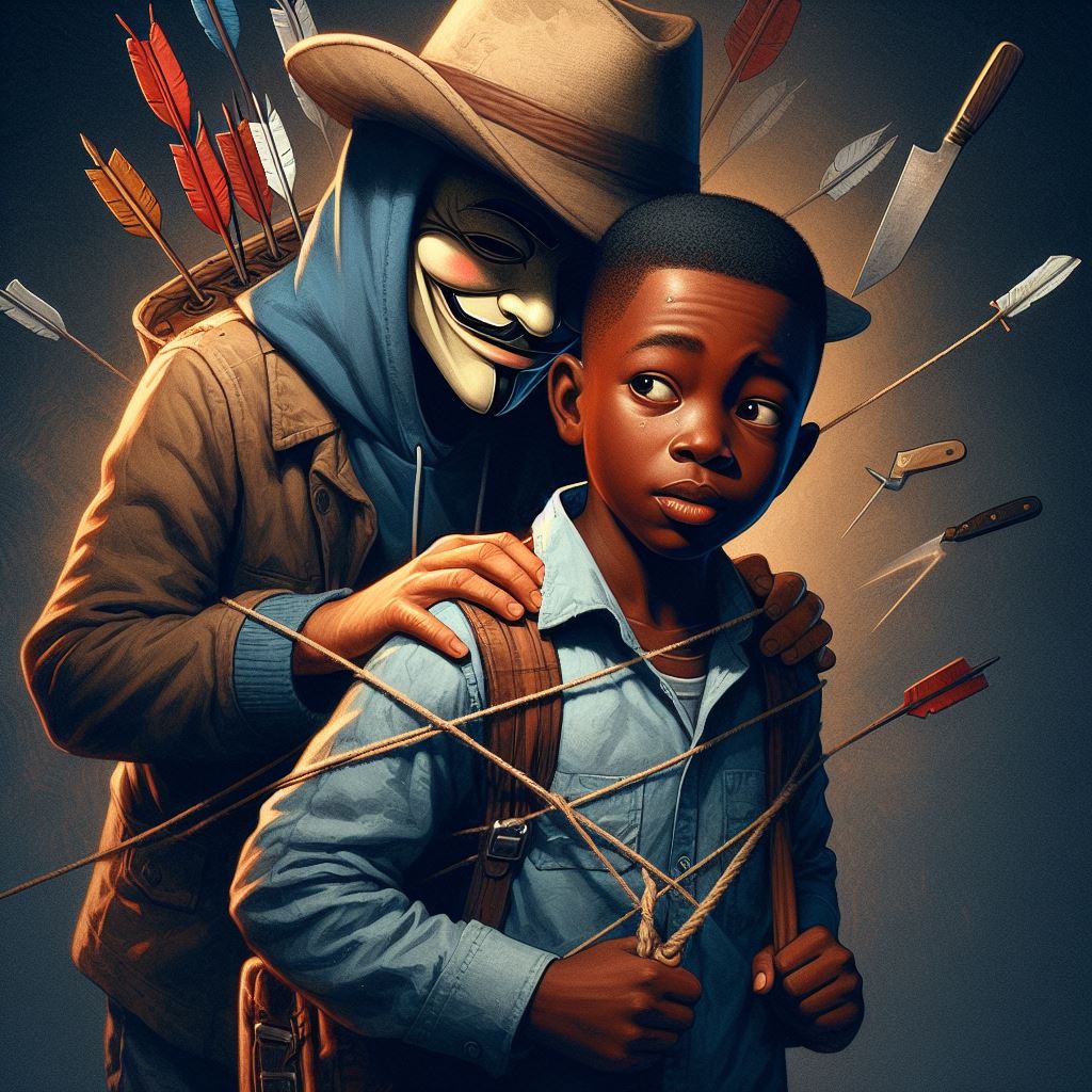 chino2959's tweet photo. A tale unfolds as a boy's deception shatters friendships, revealing the true cost of blind trust. #Betrayal #FriendshipLost https://t.co/y4Vyvga972