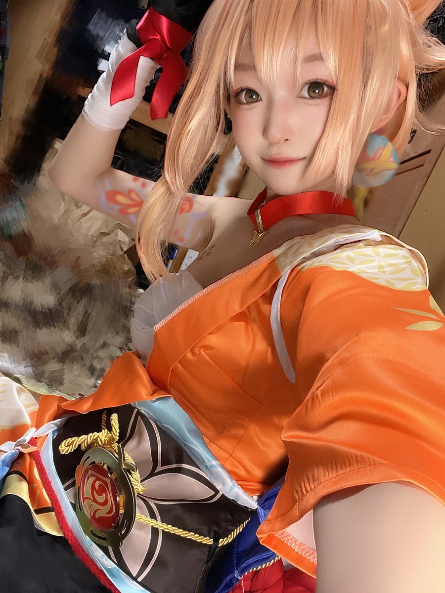 mapoyo_221's tweet photo. 原神 / 宵宮 🎇
すり抜けで宵宮の武器でたから宵宮載せとく😸
 #コスプレ  #Cosplay  #GenshinImpact https://t.co/MLmrtcBCR7