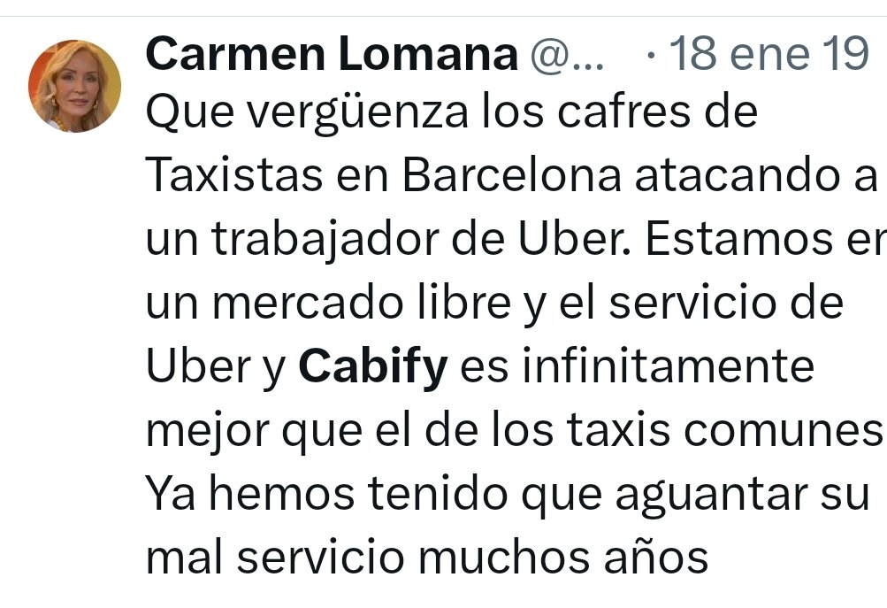 eltaxide's tweet photo. @Carmen_Lomana @cabify_espana Abuelita ¿ recuerdas esto ?. Ahora métete una por el c....y sopla https://t.co/psPhQcuwqr