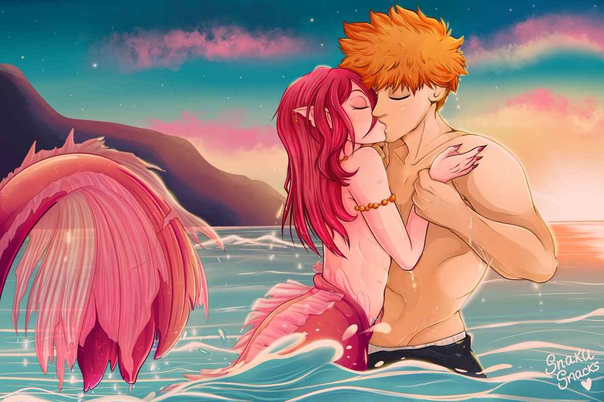 IamMerleDixon's tweet photo. I took part in the Kunigiri exchange | @kunigirizine ! I was paired with @ryuuraion_art and I had a lot of fun with this prompt, drawing merpeople is truly one of my favourite things ever!

I hope you like it and it’s everything you were hoping for from the prompt! 😭 https://t.co/FntfkZHM7n