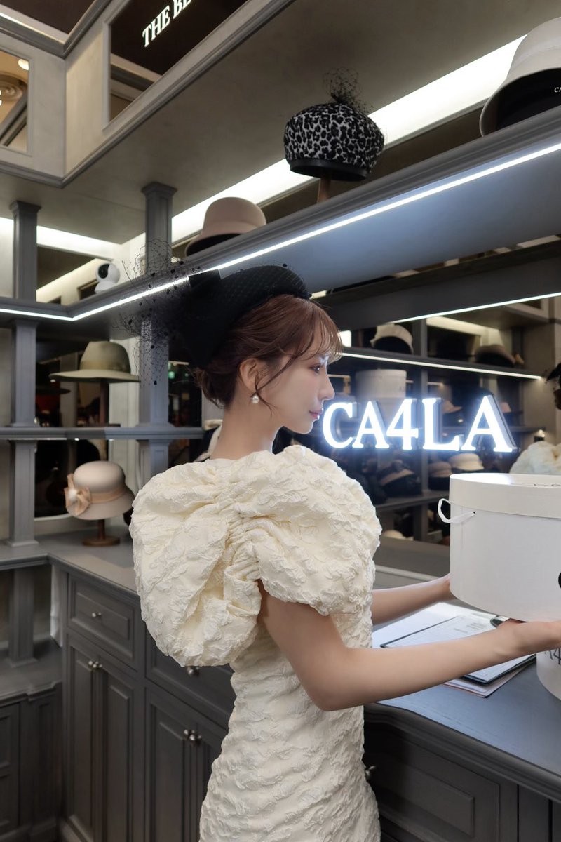 台湾のCA4LAさんで
イベントでした🎩🤍

大好きなお店の海外店舗で
イベントできるなんて夢みたい☁️🥹 https://t.co/4SUiY97c1f