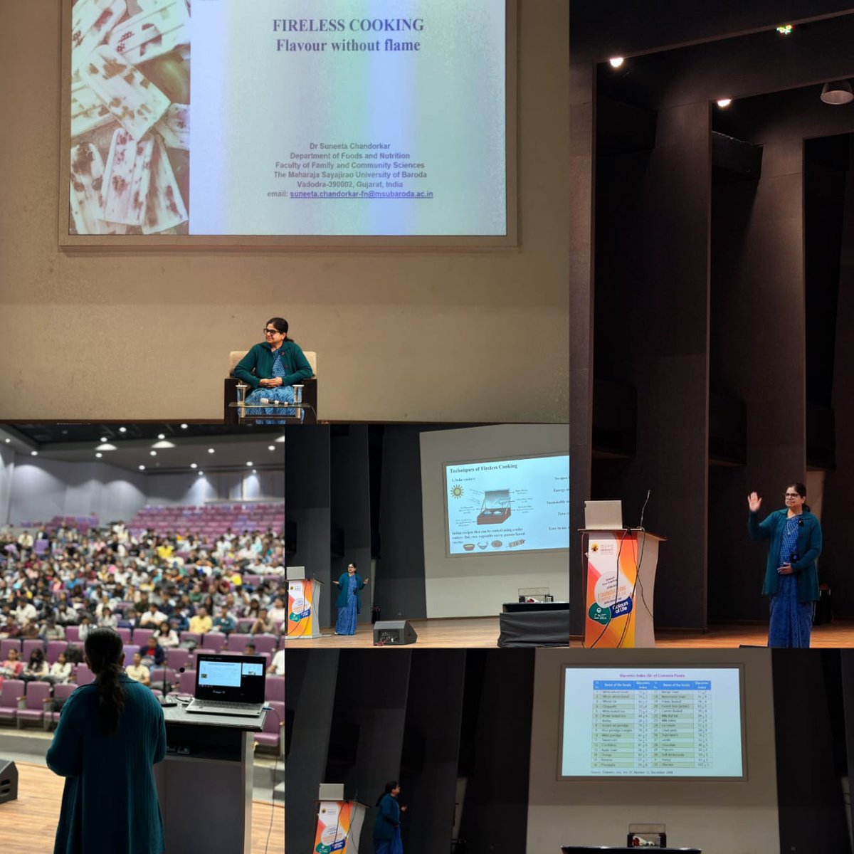 GSFCUniversity's tweet image. Culinary magic unfolded in Dr. Suneetha Chandorkar&apos;s captivating session, where the realms of Fireless Cooking, Solar Cooking, and delectable no-cook dishes were explored in depth. 

#FoundationCourse23-24 Broadcast
#CulinaryExploration
#InnovativeCooking