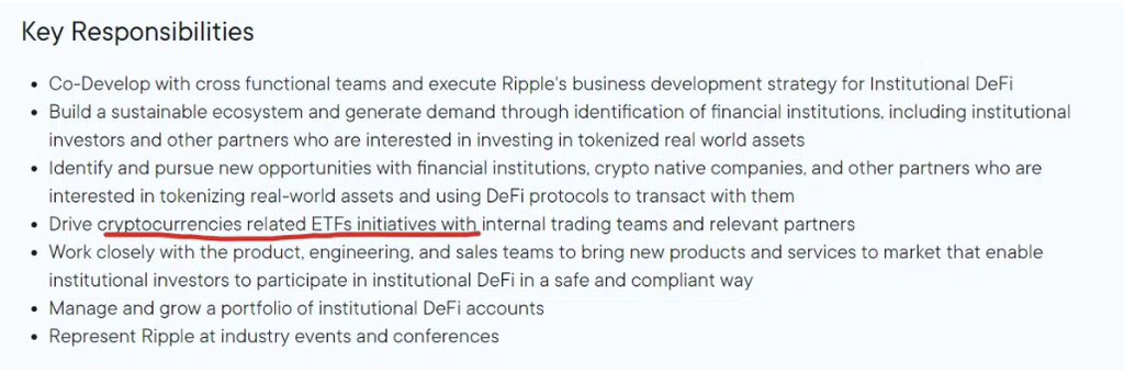 _Crypto_Barbie's tweet photo. 🚨BREAKING: 

RIPPLE NOW HIRING A SENIOR MANAGER TO MANAGE #XRP ETF INITIATIVES‼️

https://t.co/8uvCDclZnj https://t.co/ZXFHxdqM8k