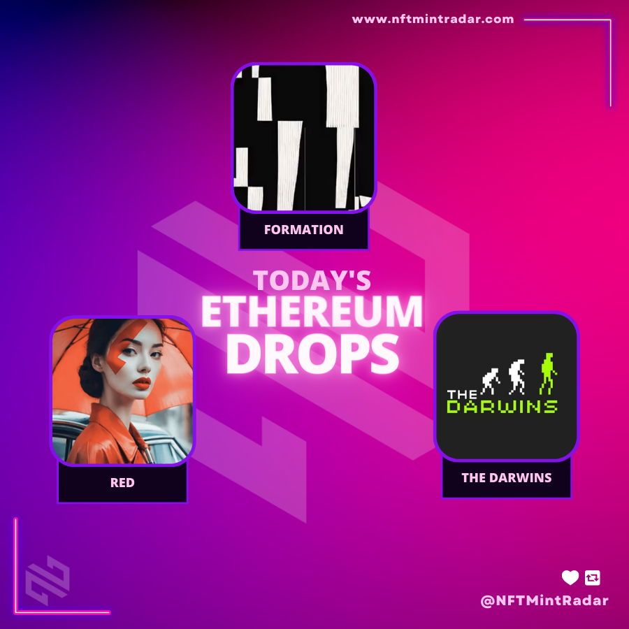 🚀Don't miss out on the hottest Ethereum mints of the day!🚀

🗓 27th Jan

🟣<a href="/NoBrandLabs/">No Brand Labs</a> -0.03☰ 
🟣<a href="/ByKrisOfficial/">ByKris.art</a> -0.0039☰
🟣<a href="/TheDarwins_eth/">Based Darwins 🛡️</a> -0.0018☰ 

#NFT #NFTs #NFTCommunity

Check it out now ⬇
buff.ly/4ay76nL