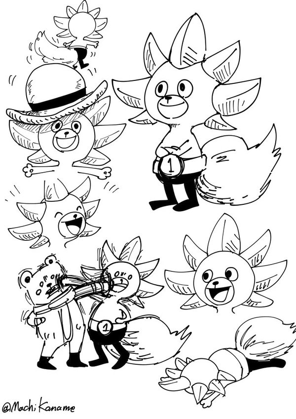 再掲。RED見た直後くらいに描いたサニーくん 