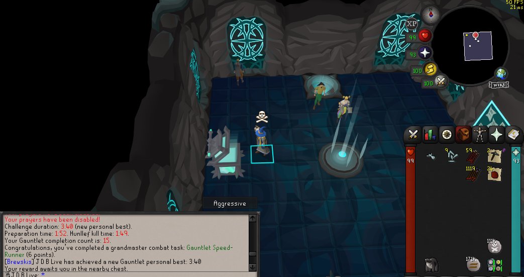 JDBLive1's tweet image. HOLY SHIT! UNREAL! Smashed the GM Reg Gauntlet time by 20 seconds, opens chest and pulls an Enhanced Weapon Seed!!! LOOOOOL