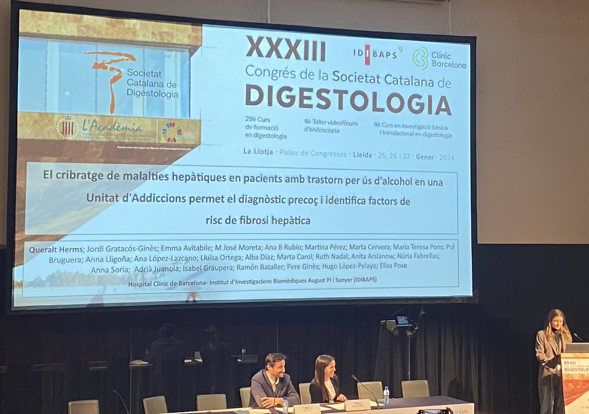 Nuria Cañete (@ncaneteh) on Twitter photo Utilitat de Cribatge MH a Unitats d’Adiccions per Dra. Herms <a href="/hospitalclinic/">Hospital Clínic</a> #SCDigestiu24 Utilitat de Cribatge MH a Unitats d’Adiccions per Dra. Herms <a href="/hospitalclinic/">Hospital Clínic</a> #SCDigestiu24