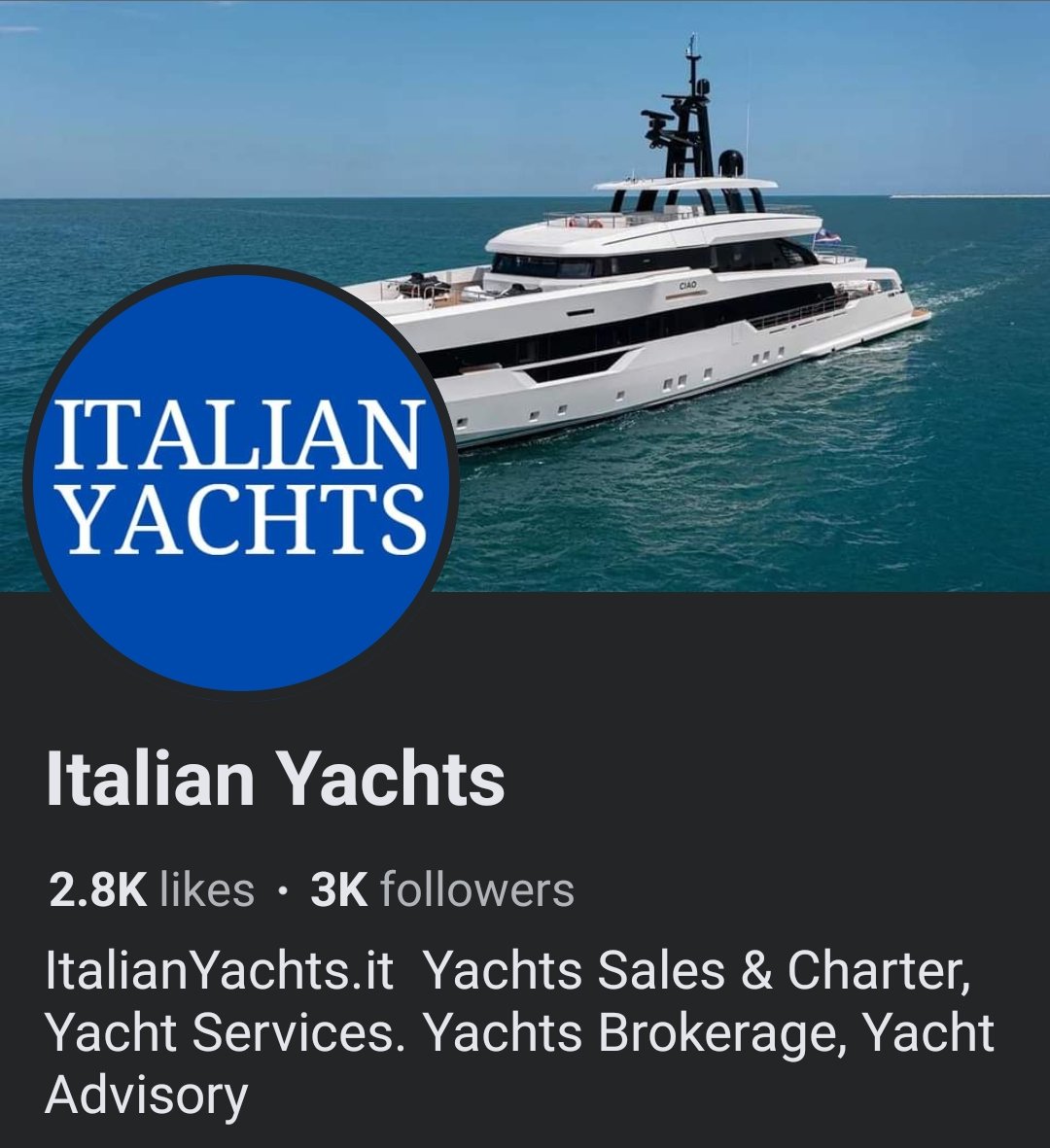 🥳🚀 WOW! Grazie mille to each and every one of you fantastic 3000 followers 

facebook.com/italianyachts 

who have joined our Italian Yachts Facebook page! 🙌🎉 

#boating

#yachtmagic

#yachtsales

#sailing

#yachtlifestyle

#yachtworld

#boatlife