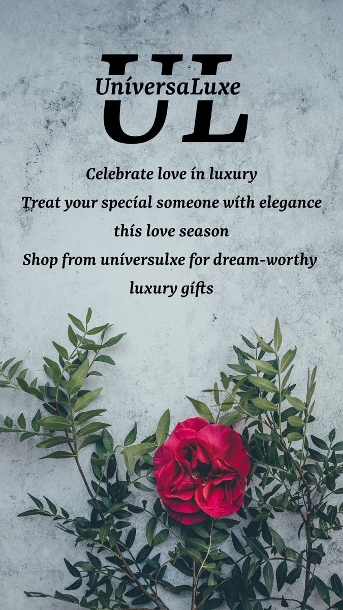 universaluxe's tweet photo. The love season ís upon us https://t.co/JWCn5LHP5R