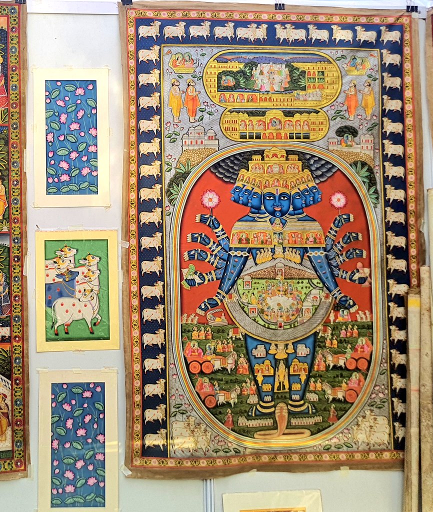 Himalaytrekker's tweet image. Visited the Kala Ghoda Arts Festival at Kala Ghoda, Mumbai. 

Very good art stalls from across India.👌
The Pattachitra Art from Odisha &amp;amp; Pichwai Art from Rajasthan 🎨

#KalaGhoda #KalaGhodaArtFest #KalaGhodaFestival #Mumbai #SoBo #Pattachitra 
@narsimhavamana @AngryBoka