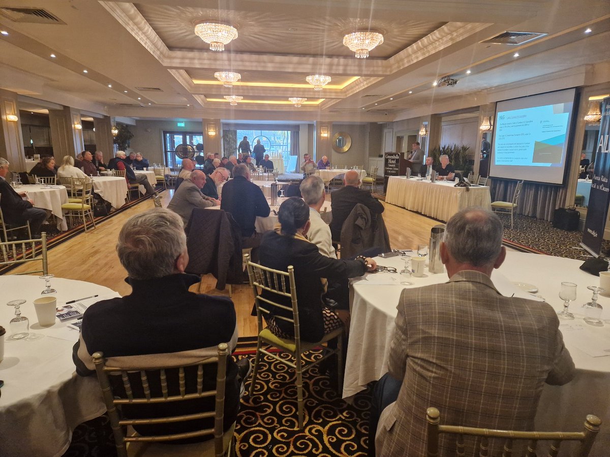 President <a href="/gaildunne1/">Cllr. Gail Dunne</a> welcomed a large turnout today in Limerick for our #AILG training module for #councillors focusing on annual declarations, donations, code of conduct &amp; LRA. Special thanks to <a href="/cavancoco/">Cavan County Council</a> elected member <a href="/JohnPaulFeeley/">John Paul Feeley‎</a> who delivered one of the presentations.