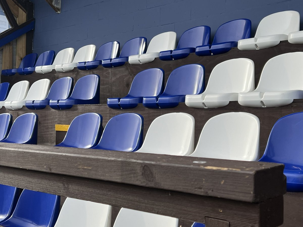 BuryTownFC's tweet photo. TODAY: We’re ready for today’s big local derby against @stowtownfc at the OCS Ram Meadow Stadium in the @IsthmianLeague North Division. #COYB https://t.co/CYNP3iIdqC