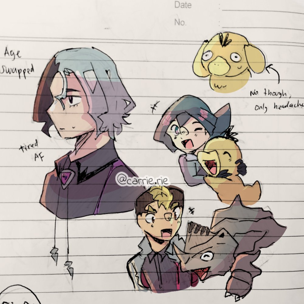 CarrieRie's tweet photo. They are so cute i think i'm gonna die🏃♀️🏃♀️(bonus ametrio doodle for the last slide :v)#anipoke
#pokemonhorizons #amethio
#zir #conia #zirpokemon #coniapokemon #pokemonexplorers #art #pokemonart #pokeani https://t.co/0kitxc71D1