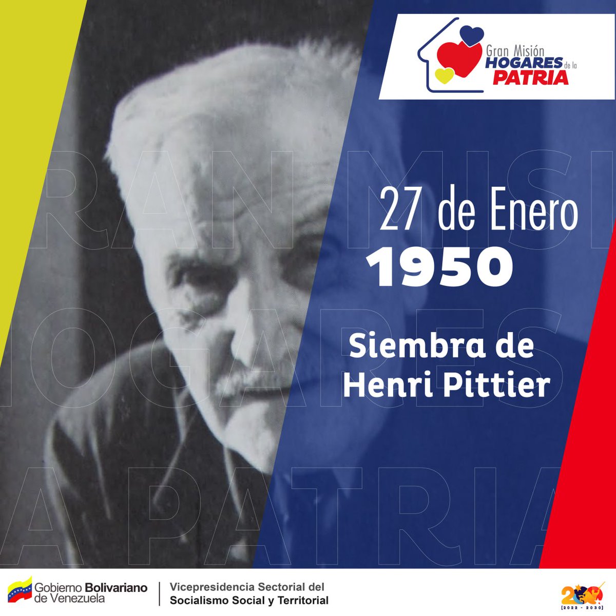 #EFEMÉRIDE 🗓️ | Conmemoramos 74 años de la siembra de Henry Pittier, sigamos promoviendo la protección de nuestros ecosistemas y la biodiversidad. ¡Juntos podemos trabajar por un futuro sostenible! #JusticiaYVerdad
