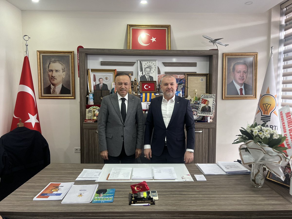 Önceki Dönem Milletvekilimiz,Genel Başkan Vekili Yardımcımız Sayın Hacı Turan İlçe Başkanlığımıza Gelerek Hayırlı Olsun Ziyaretinde Bulundu.Nazik Ziyaretleri İçin Kendilerine Çok Teşekkür Ederim.