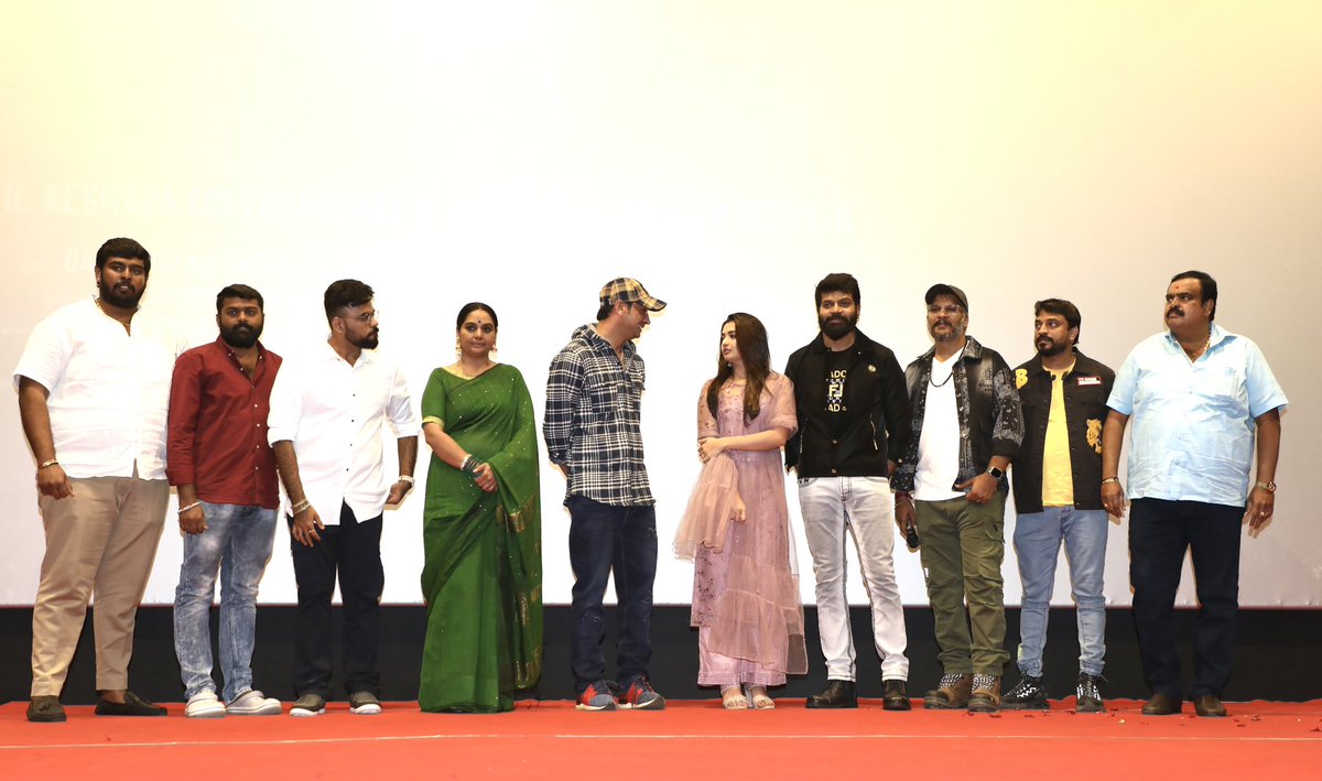 dop_bala's tweet photo. Maadeva teaser launch so much  fun on stage.. ‘Kill them with your success, bury them with your smile’🤘🔱 https://t.co/aI5scqqMpR