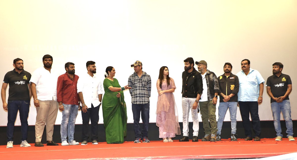 dop_bala's tweet photo. Maadeva teaser launch so much  fun on stage.. ‘Kill them with your success, bury them with your smile’🤘🔱 https://t.co/aI5scqqMpR