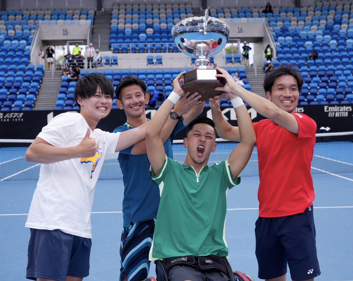 でっかい事言って、でっかい事をする。
それがおれの美学。
これからもギンギラギンにさりげなく。
やったぞおれは🔥

日本の皆さん応援ありがとうございました！でもまだまだやりますよぼくは！ぜったい！

📸 @itftennis &amp; satohiroshi