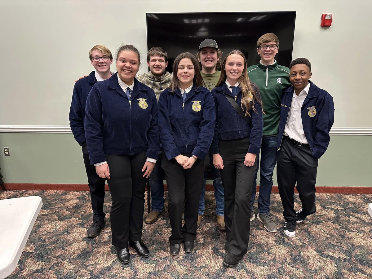 GCILearns's tweet photo. Big congratulations to Mrs. Groom's students for another successful FFA District Leadership event! 🌾🏆 Your hard work and dedication in the Ag Science program truly shine. Here's to more achievements and growth! 🌱👏 https://t.co/JUzRTpHETv