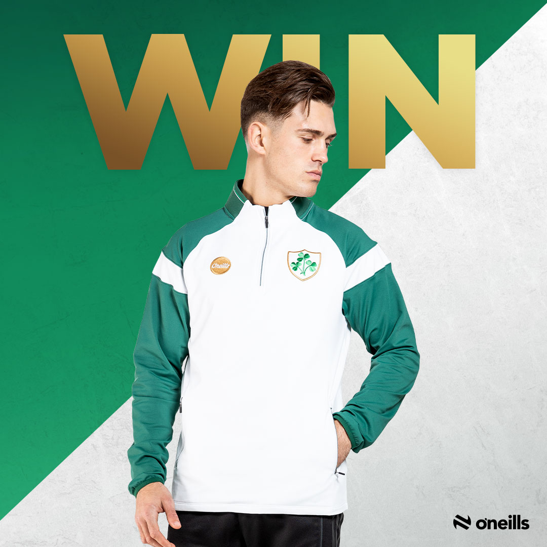 WIN an Ireland Premier Half Zip🤩 The perfect attire to show your support for the Six Nations☘️🏉     To enter:  👍Like this post  👥Follow our page  💬Tag a friend in the comments    ⚠️Please be aware of spam accounts posing as O’Neills Sportswear⚠️