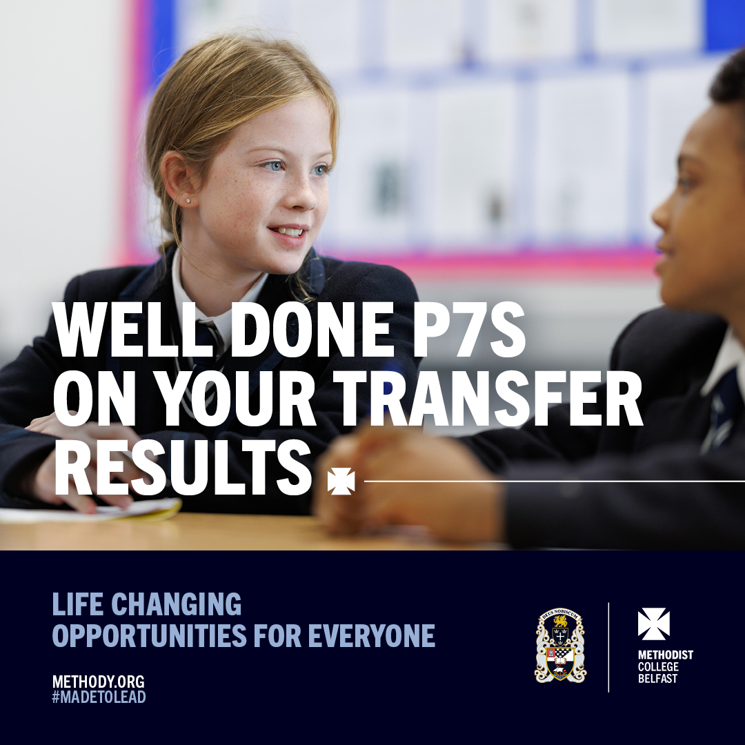 mcbdowney's tweet image. Well done to our P7s on your SEAG transfer results. As you consider the options for Post Primary here is a reminder of key dates:

Applications open Tuesday 30 January at 12 noon and closes Thursday 22 February at 12 noon.

ow.ly/NAM950QtVX4

#DowneyHouse #MadetoLead