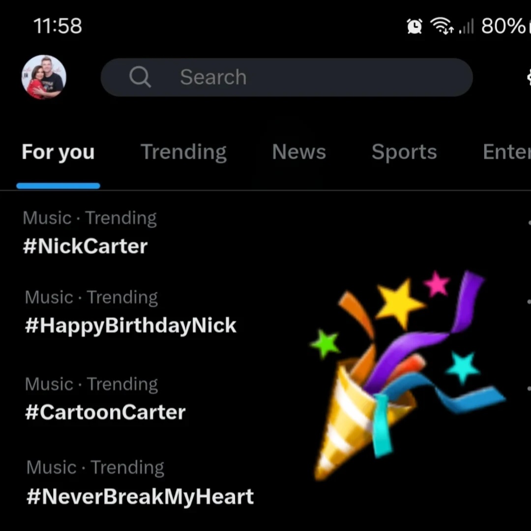 AimeeRaymondo's tweet image. Amazing Work #NCArmy.... all 4 hashtags trending! 🥳 👏👏👏

Let&apos;s keep it going!!!! 

#NickCarter 
#HappybirthdayNick 
#Neverbreakmyheart 
#CartoonCarter
