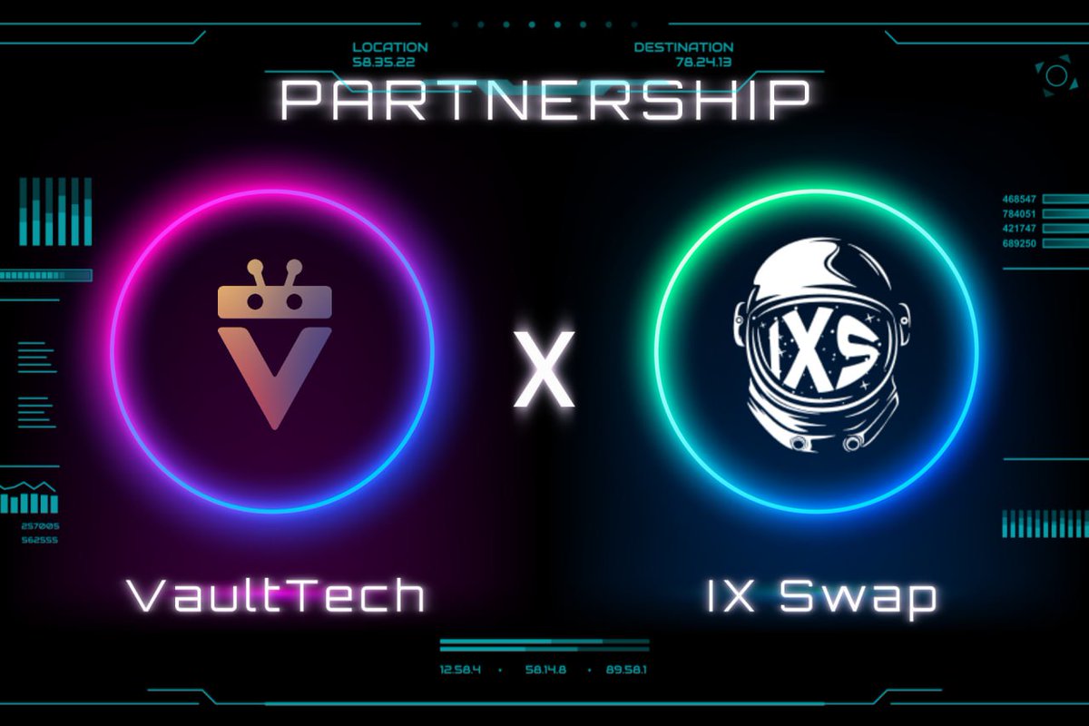 VaultAIHub's tweet photo. We are happy to announce our partnership with @IxSwap!

IX Swap is a cutting edge platform that redefines the landscape of Defi investments by facilitating seamless access to investment opportunities!

We are happy to be integrating them into our escrow!

#vault #ixswap #integration