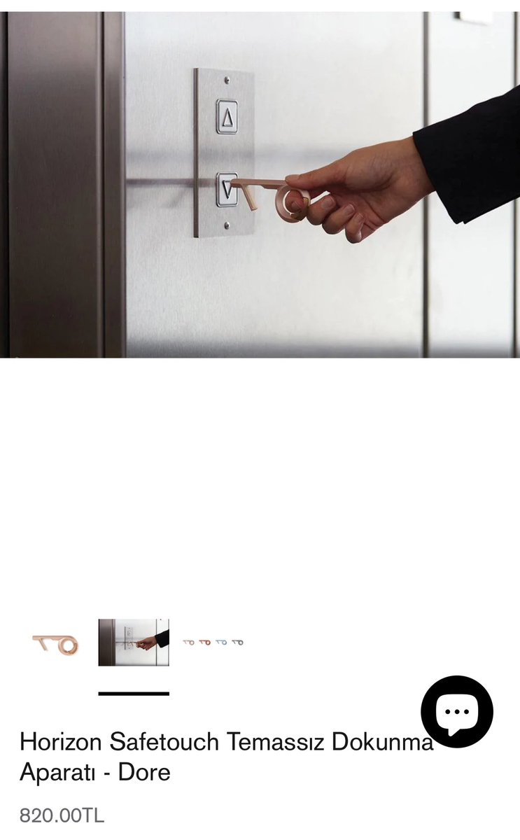 Kafayı mı yediniz ya? Temassız dokunma aparatı diyor. 820 TL fiyatı var 🤦🏻‍♂️