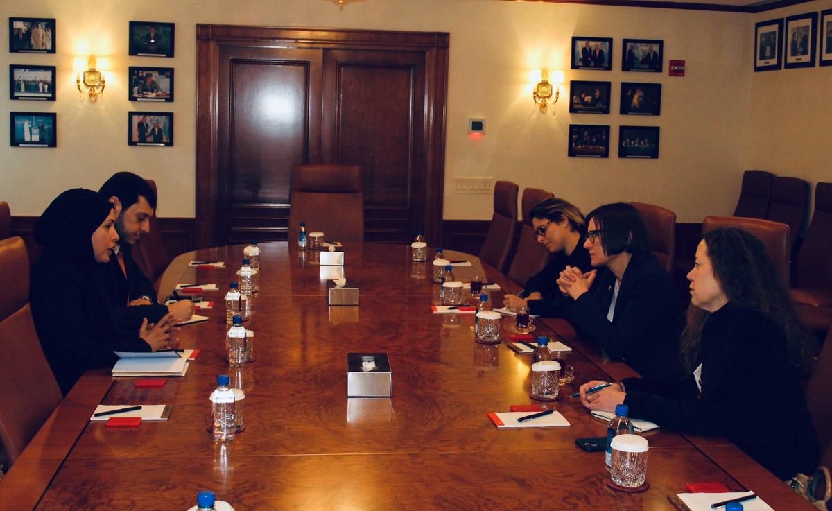 QNA_French's tweet image. La Représentante permanente de l'État du #Qatar auprès des #Nations_Unies se réunit avec Mme le Président du #CICR
#QNA
ow.ly/pqwF50Qv4NN