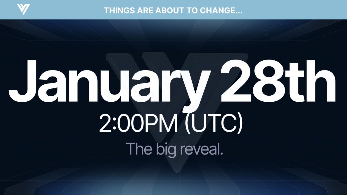 vvvdotnet's tweet photo. Get ready for an industry-defining moment with $VVV tomorrow.

The impossible made possible. One of the keys to dominating an entire industry - revealed.

Join us live for this groundbreaking event. https://t.co/938NHFDWAP