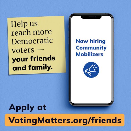SouthernMomOG's tweet image. NC Progressive Turnout Project is recruiting Community canvassers to rally Democratic voters and my 19 yo son applied!!

He interviews on 2/1 and I'm so excited and nervous for him. He's really engaged and I really hope he gets it! Proud mom?!

#TurnNCBlue
#NCForStein