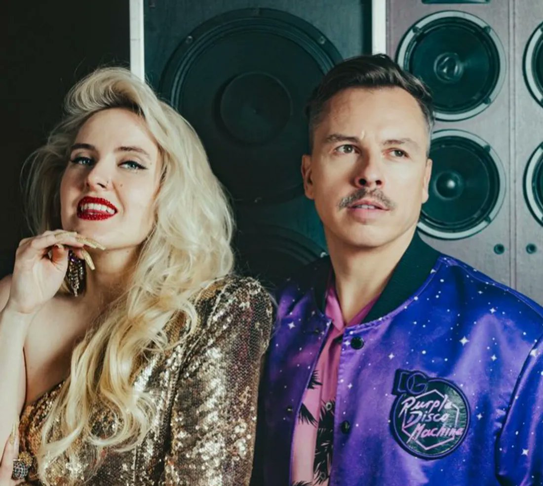 WORLDMUSICAWARD's tweet image. Grammy winning German EDM Artist &amp;amp; Producer, #PurpleDiscoMachine and Icelandinc Superstar #ÁSDÍS, known for her magnetic vocals,  score the 3rd Highest New Entry on the Worldwide iTunes song chart, landing at #19 with their new disco bop "Beat Of Your Heart", and are the Top New