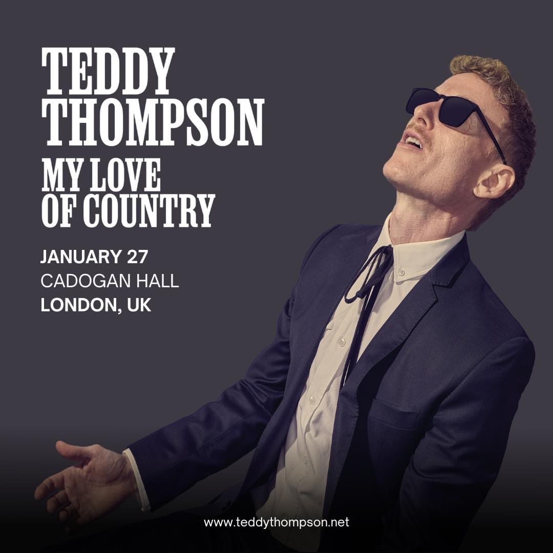 🤩 Surprise London! 🤩 So excited to be supporting @teddythompson at Cadogan Hall tonight! I believe there are still some tickets available so get on it and see you down there! RR x