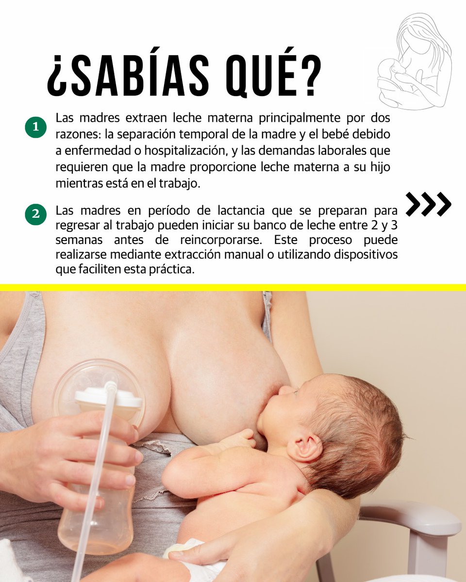 DiarioLibre's tweet photo. 📅 #EfemérideDL | La extracción de leche materna juega un papel crucial en diversas situaciones, aportando flexibilidad y beneficios tanto para la madre como para el bebé. 

#DiarioLibre #LecheMaterna #Extracción #Bebes #Alimento #Estimulo https://t.co/bfpqWNGw8S