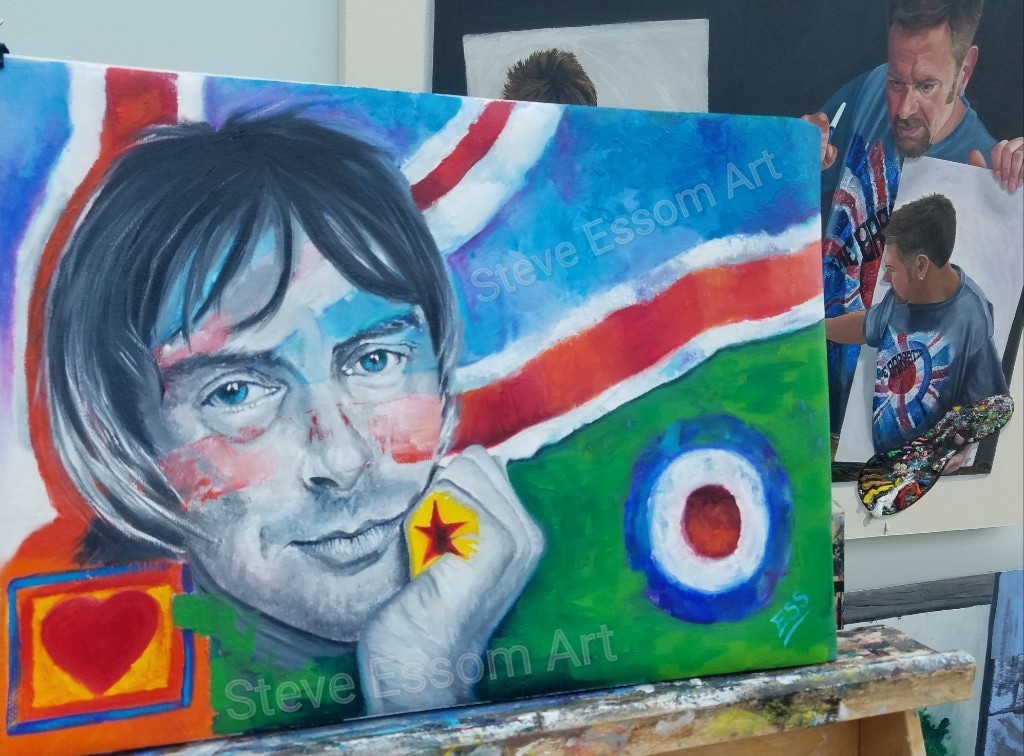 SteveEssomArt's tweet photo. My #stanleyroad #ArtCommission #artportrait of the #modgod @paulwellerHQ #bespokeart #oiloncanvas #oilportrait #modart #mods #artist #painter #paint #instaartist #instaart #artistontwittter https://t.co/e7lSzh17h0