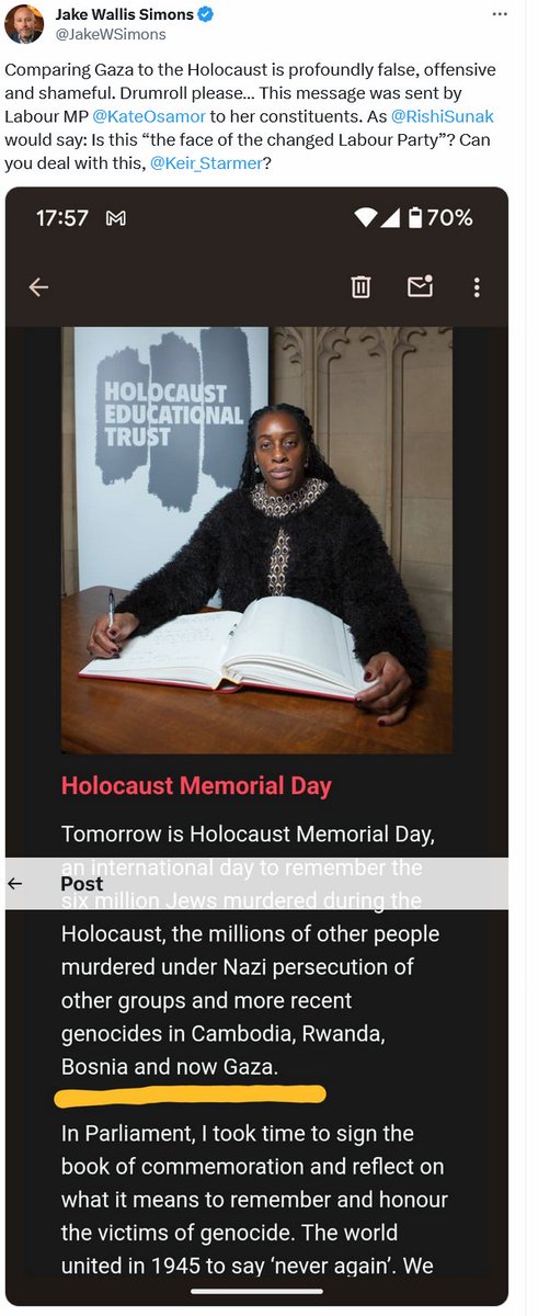 <a href="/RachelReevesMP/">Rachel Reeves</a> Labour still has work to do removing antisemitism 'by its roots'.  Labour MP <a href="/KateOsamor/">Kate Osamor MP</a>, together with <a href="/RichardBurgon/">Richard Burgon MP</a>, <a href="/zarahsultana/">Zarah Sultana MP</a>, <a href="/TahirAliMP/">Tahir Ali MP</a>, <a href="/johnmcdonnellMP/">John McDonnell</a> and more
x.com/JakeWSimons/st…