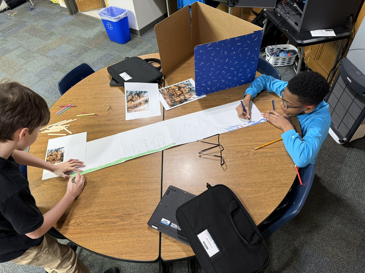 kbrounstein's tweet photo. @McLeanSchool 5th grade spent the week engaged in project based learning  about Louisiana Purchase &amp; the Corps of Discovery’s expedition to the Pacific. They created artifacts to display at our Museum yesterday, attended by our fourth graders! https://t.co/4y7GmOdpor