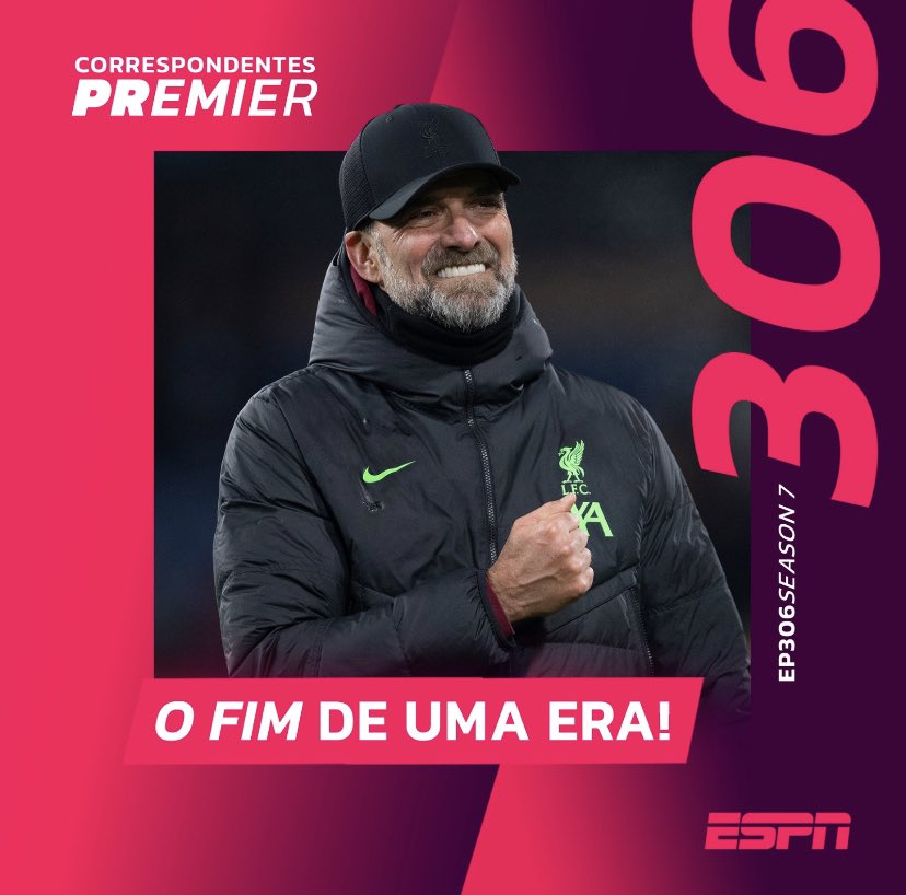 Correspondentes Premier (@correspopremier) on Twitter photo 🚨Episódio extra no ar!
O fim de uma era. Momentos marcantes de Jurgen Klopp no Liverpool, declarações polêmicas e engraçadas, a reação de técnicos e jogadores. Todos comovidos .💔
E… Tottenham roubado? 🤨
Com <a href="/ngedra/">Natalie Gedra</a> <a href="/renato_senise/">Renato Senise</a> e <a href="/j_castelobranco/">Joao Castelo-Branco</a>
🏴⚽️🎧
Apoio <a href="/KTO_brasil/">KTO Brasil</a> 🚨Episódio extra no ar!
O fim de uma era. Momentos marcantes de Jurgen Klopp no Liverpool, declarações polêmicas e engraçadas, a reação de técnicos e jogadores. Todos comovidos .💔
E… Tottenham roubado? 🤨
Com <a href="/ngedra/">Natalie Gedra</a> <a href="/renato_senise/">Renato Senise</a> e <a href="/j_castelobranco/">Joao Castelo-Branco</a>
🏴⚽️🎧
Apoio <a href="/KTO_brasil/">KTO Brasil</a>