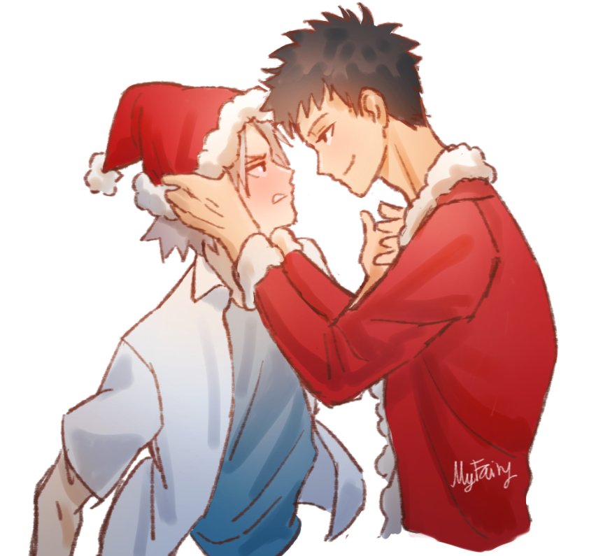 「8059 คู่ม๋ากับแงว (redraw ภาพสิบปีที่แล้」|MyFairy&Gonmiのイラスト