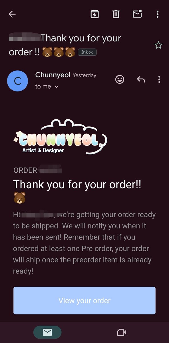 akygmm's tweet photo. π Purchasing Receipt
π GO Name: Chunnyeol #2
π GO Batch: Batch #28
π HEHE BIG THANK YOU @Chunnyeol FOR GRANTING ME THE PERMISSION TO HOST A GO WAA π₯Ή
π Extremely grateful for allowing us to reserve merchies as well AAA π
#GenshinImpactβ―#genshintwt #Genshinβ―#AkyPR #AkyGMM https://t.co/bLarLftaLr