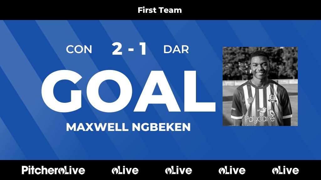 DarloTown1874FC's tweet photo. 27': Maxwell Ngbeken scores for Darlaston Town 🙌
#CONDAR #Pitchero
https://t.co/YXwNNWPQIr https://t.co/Ay6I8HSXH7