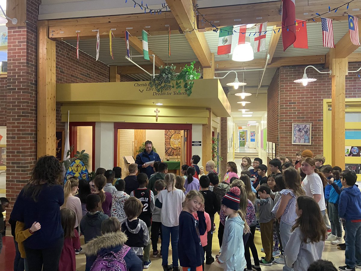 Student prayer, a great way to begin the day!