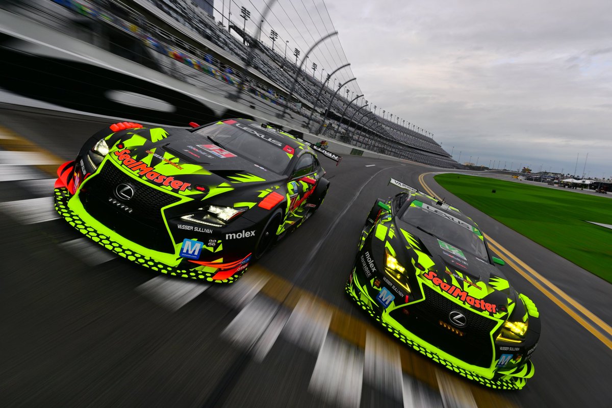Time to kick off the 2024 season! Watch us race twice around the clock in  today's #Rolex24. Coverage begins at 1:30PM ET on NBC. #LexusRCF  #LexusRacing #LexusPerformance #IMSA, image size:1200x800
